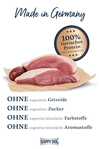 happy-dog-sensible-pure-france-ente-nassfutter-monoprotein-6x400g image 7