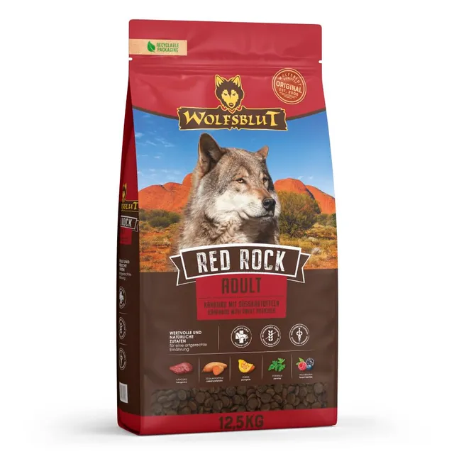 wolfsblut-red-rock-adult-k-nguru-trockenfutter-getreidefrei-12-5-kg image 1