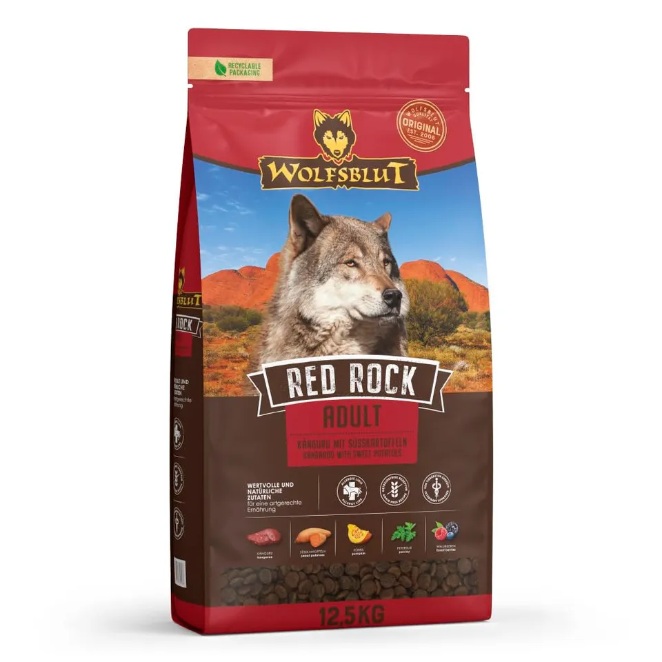 wolfsblut-red-rock-adult-k-nguru-trockenfutter-getreidefrei-12-5-kg image 1