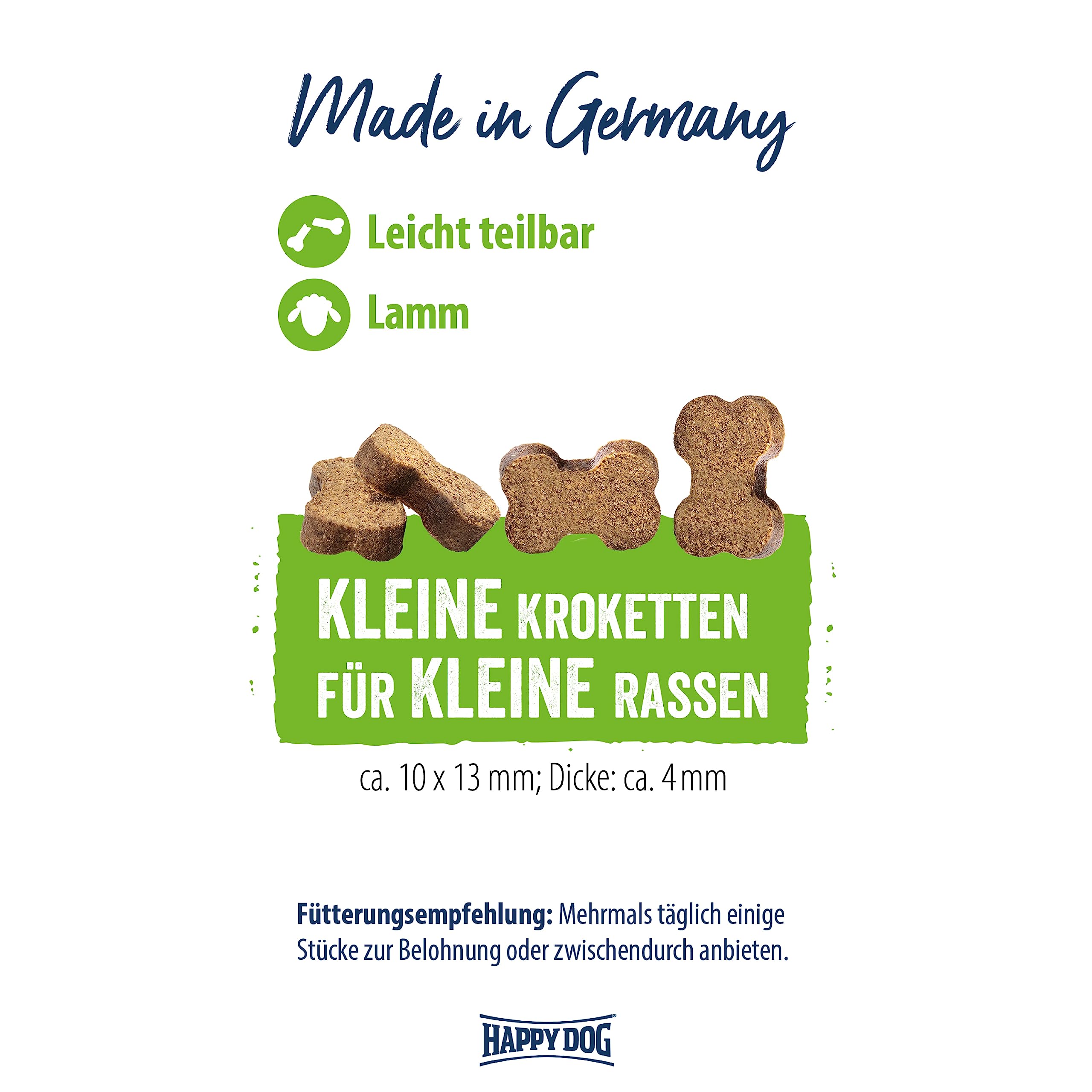 happy-dog-naturcroq-mini-snack-lamm-reis-100g-trainingssnack image 3