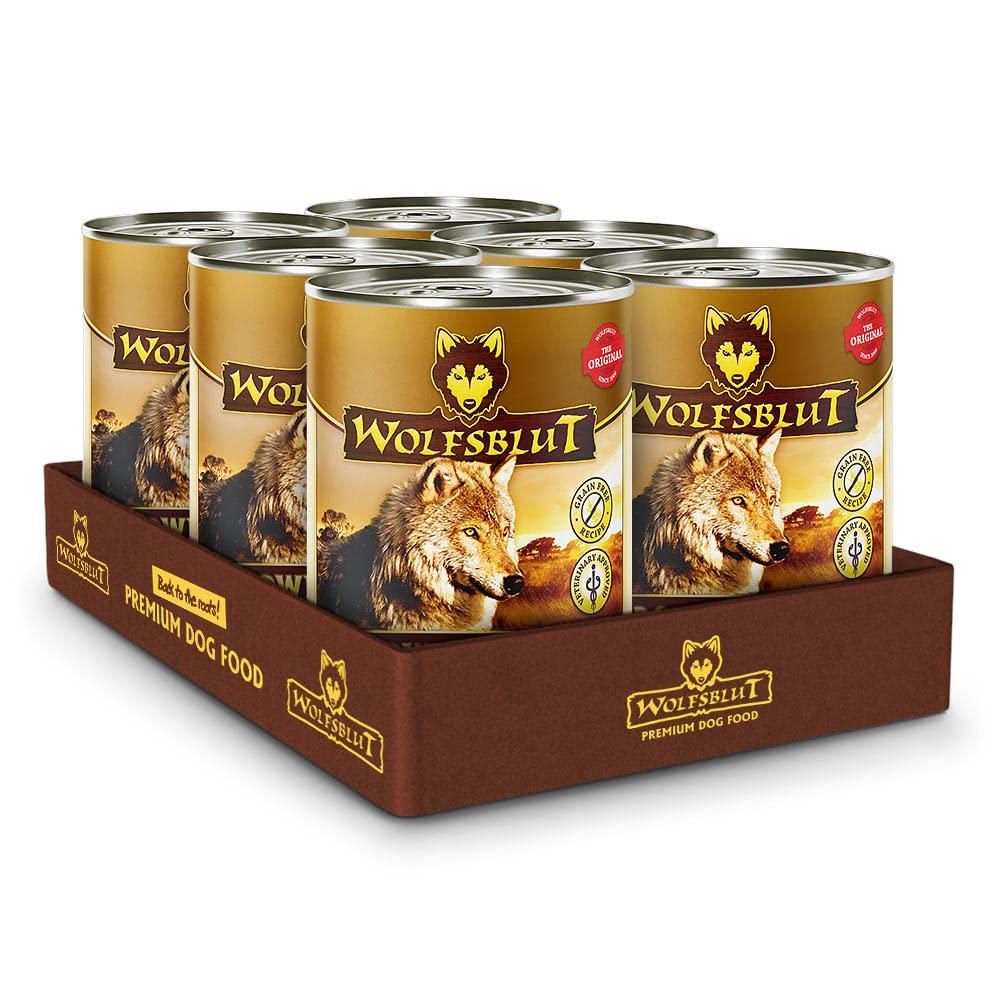 wolfsblut-down-under-nassfutter-hund-black-angus-beef-6-x-395g-getreidefrei image 1