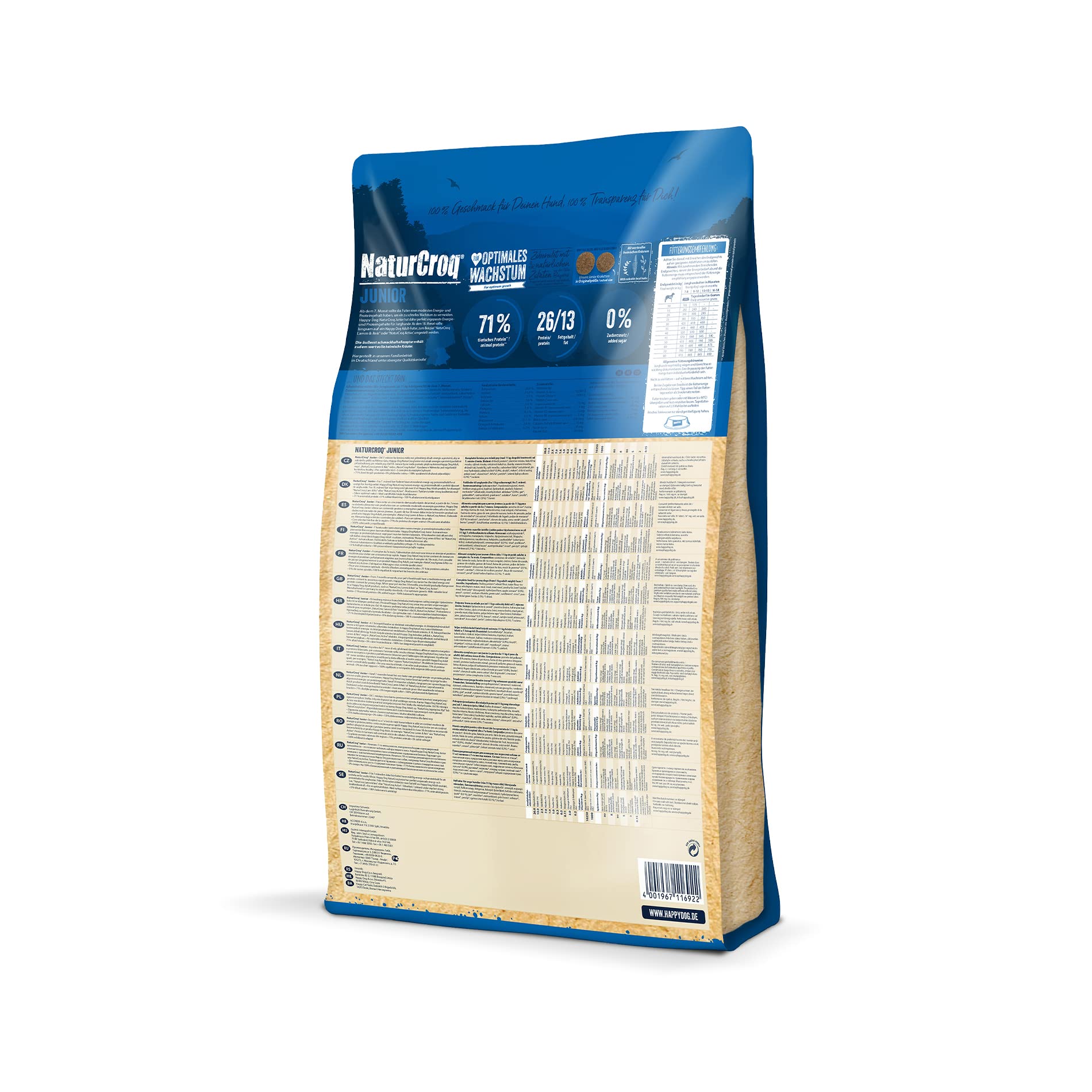 happy-dog-naturcroq-junior-trockenfutter-1kg-f-r-junghunde image 4