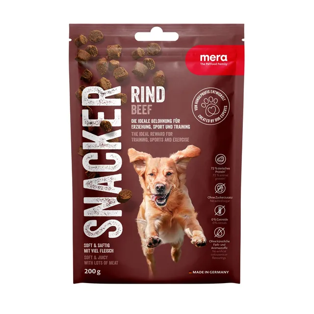 mera-snacker-rind-hundeleckerli-getreidefrei-200-g image 1