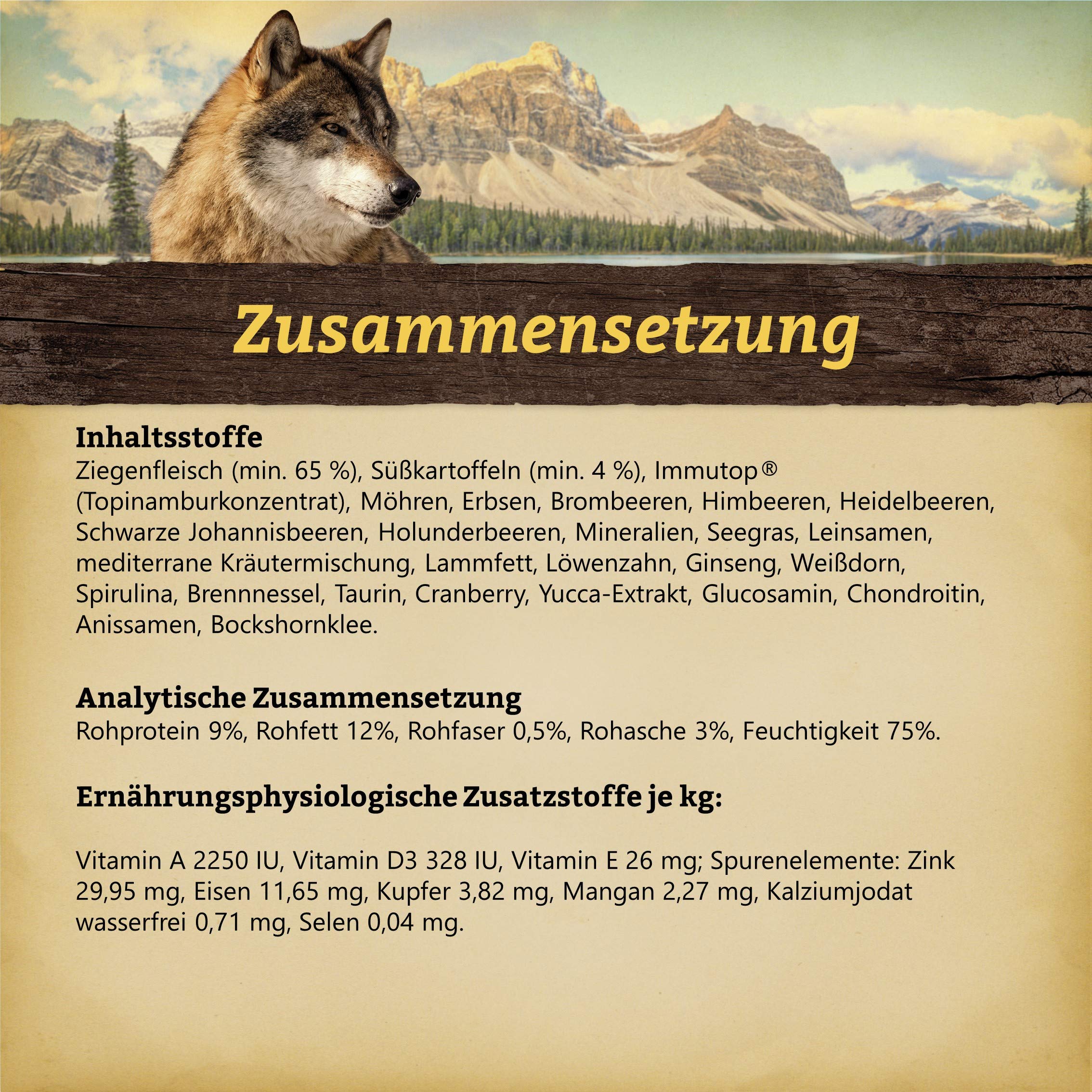 wolfsblut-grey-peak-ziegen-nassfutter-getreidefrei-6-x-395-g image 2
