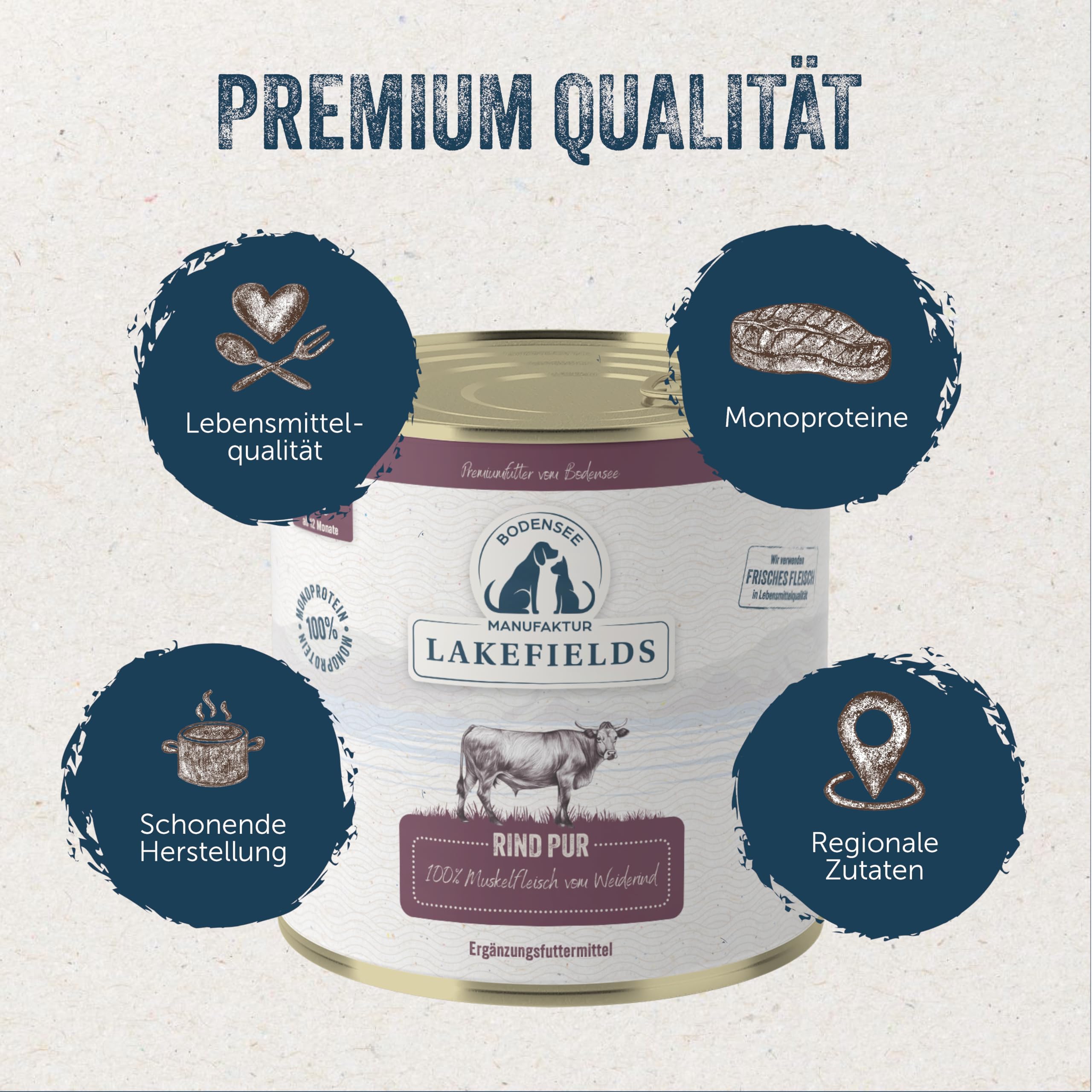 lakefields-rind-pur-100-nassfutter-f-r-hunde-400-g-dose image 2