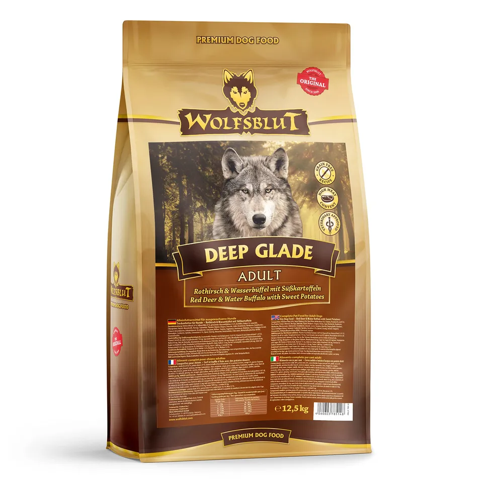 wolfsblut-deep-glade-adult-trockenfutter-f-r-hunde-hirsch-getreidefrei-12-5-kg image 1