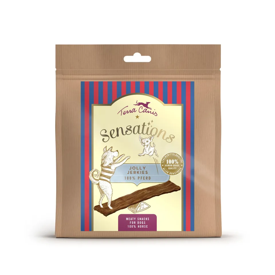 terra-canis-pferd-jolly-jerkies-sensations-hundesnack-90g image 1