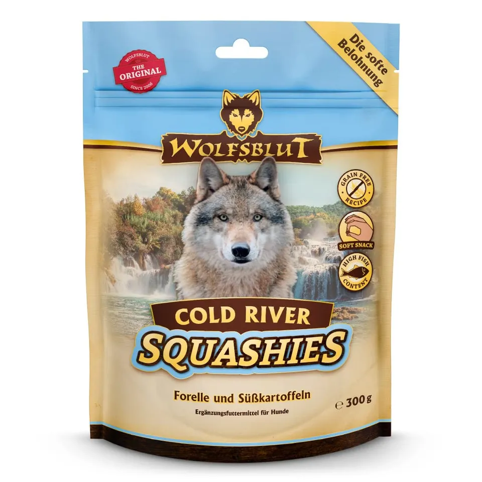 wolfsblut-cold-river-squashies-adult-forelle-s-kartoffel-6x300g image 1