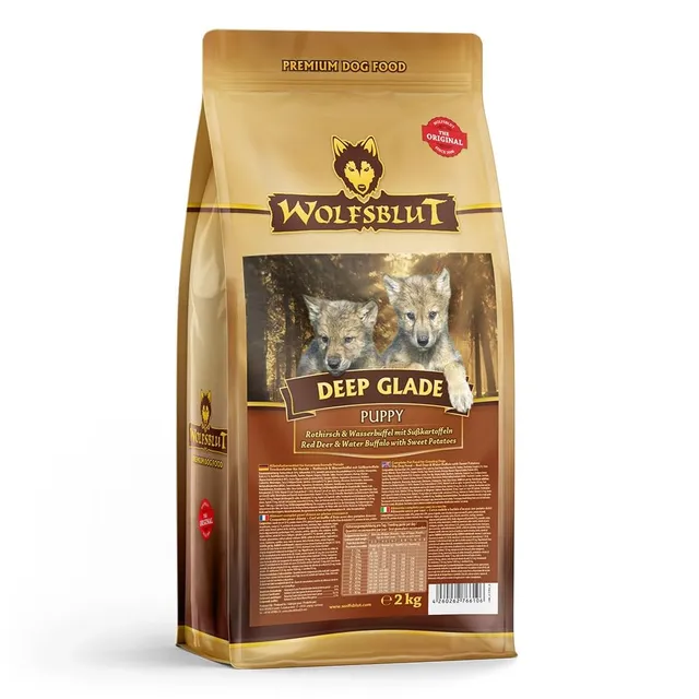 wolfsblut-deep-glade-puppy-trockenfutter-getreidefrei-2kg-hirsch image 1