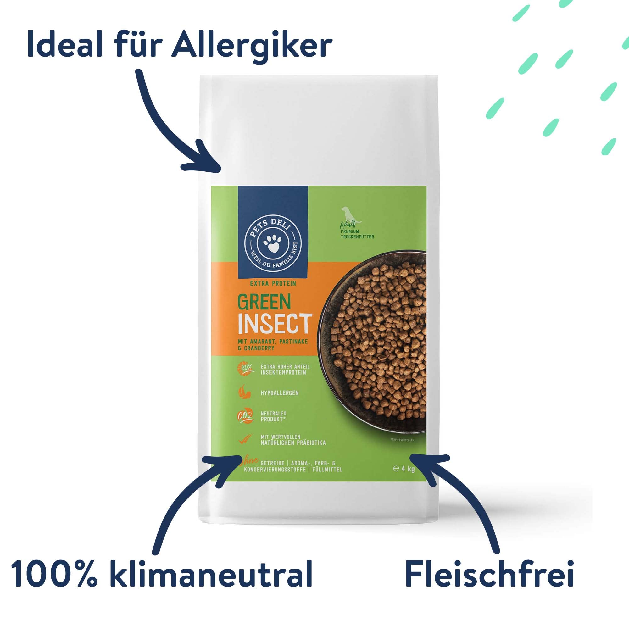 pets-deli-green-trockenfutter-f-r-hunde-mit-insekten-amaranth-4kg image 5
