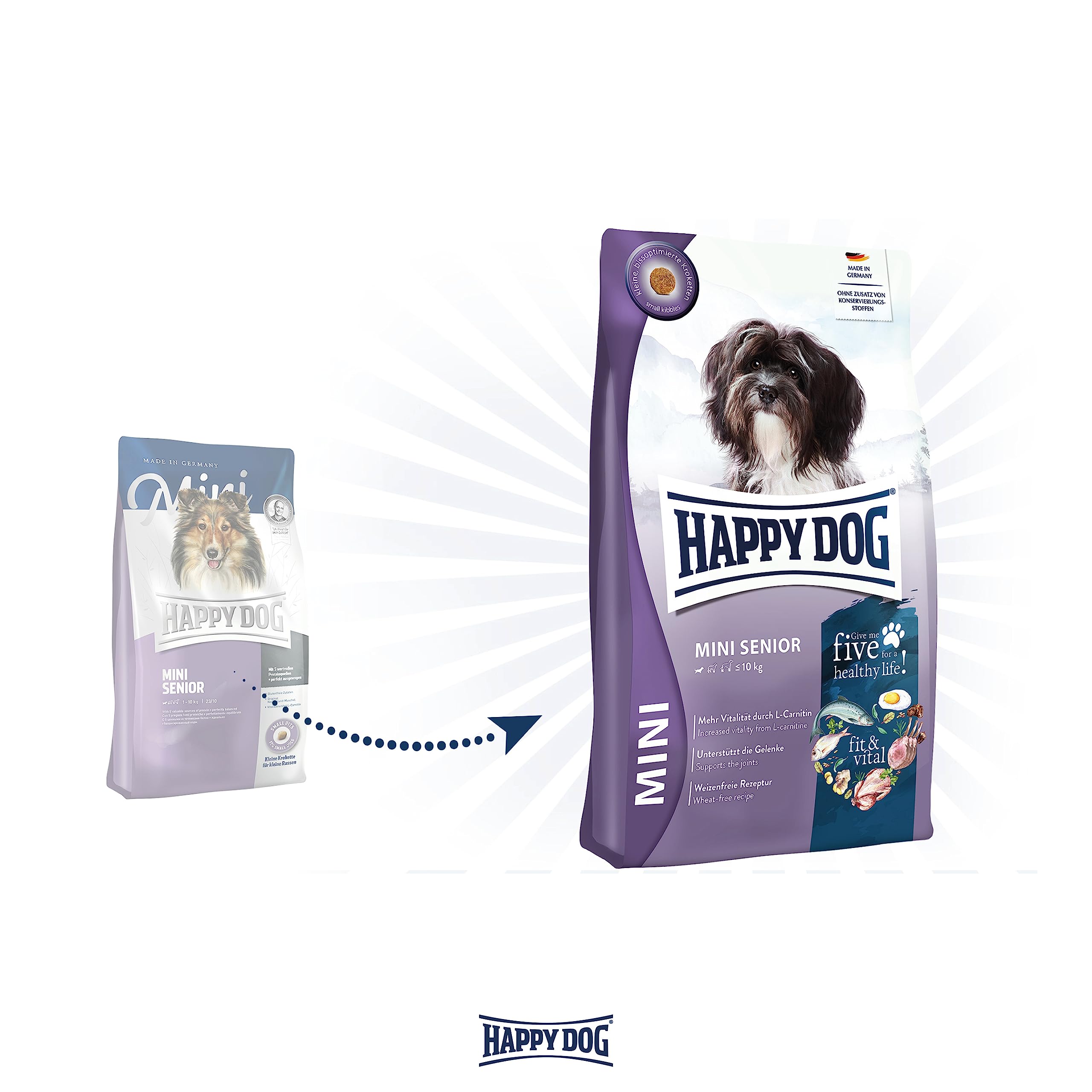 happy-dog-fit-vital-mini-senior-trockenfutter-hund-kleine-senioren-weizenfrei-80 image 2