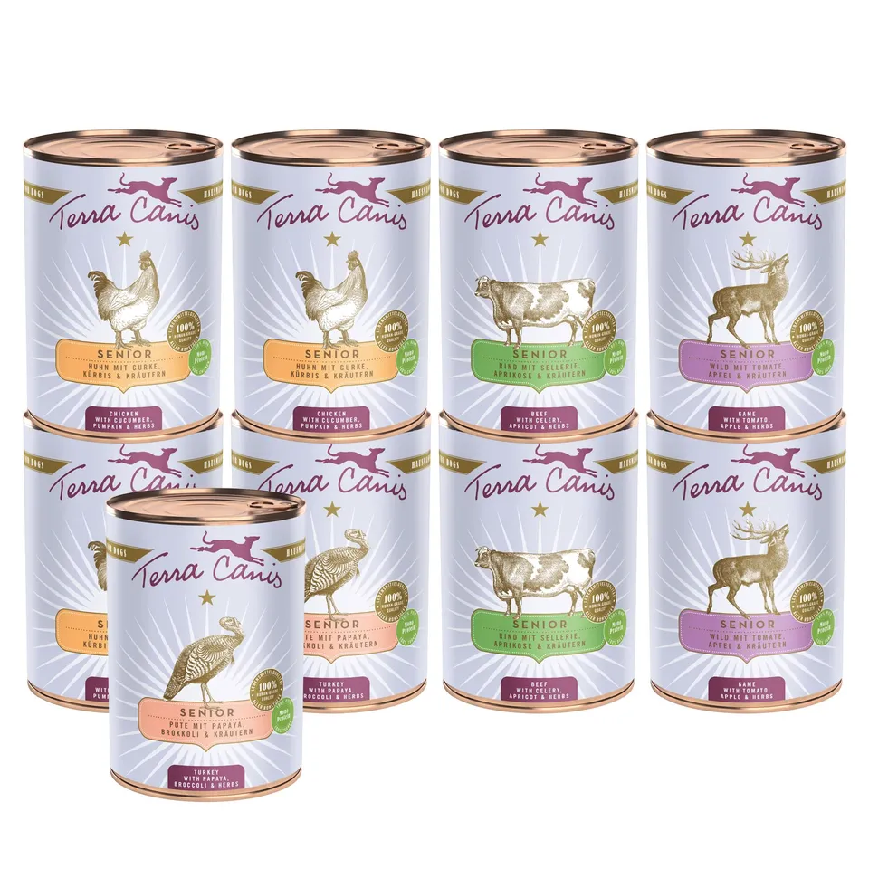 terra-canis-senior-nassfutter-kennenlernpaket-9-x-400-g image 1