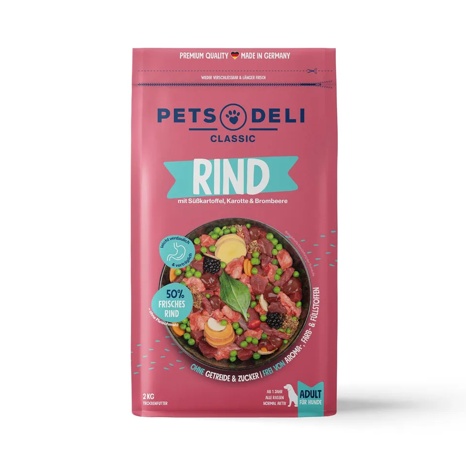 pets-deli-classic-trockenfutter-f-r-hunde-mit-rind-s-kartoffel-2kg image 1