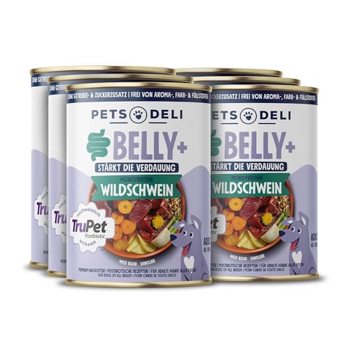pets-deli-belly-nassfutter-hund-mit-wildschwein-6x400g-sensitiv image 6