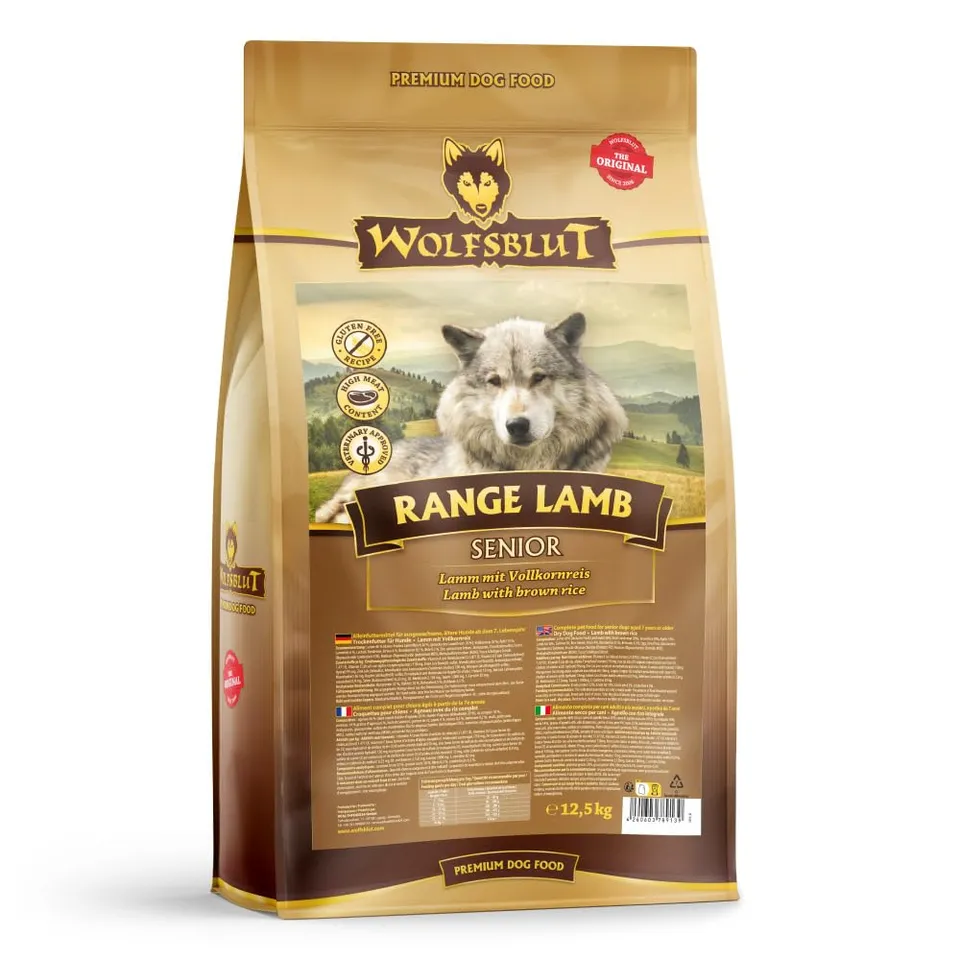 wolfsblut-range-lamb-senior-lamm-brauner-reis-trockenfutter-12-5-kg image 1