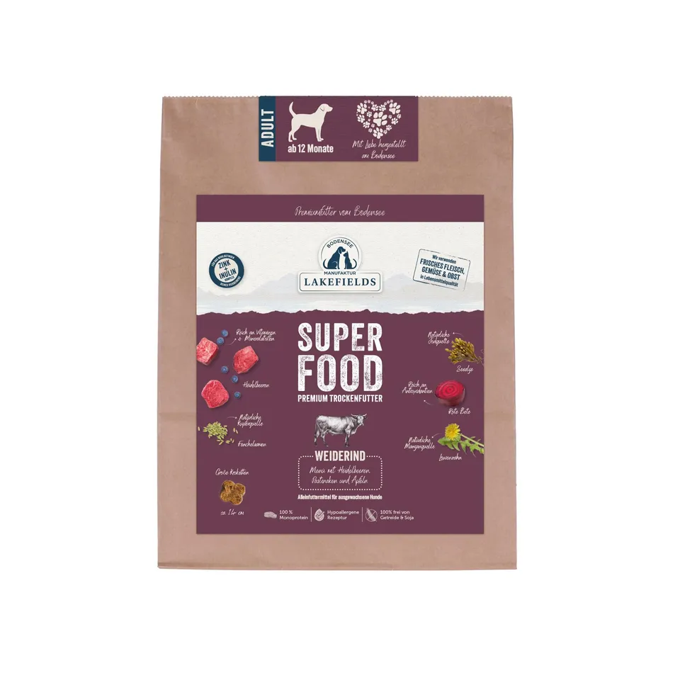 lakefields-superfood-trockenfutter-f-r-hunde-rind-61-getreidefrei-1-kg image 1