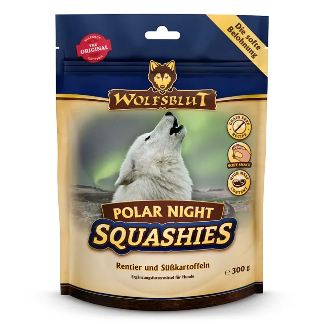 wolfsblut-polar-night-squashies-adult-softe-hundesnacks-mit-rentier-6x300g image 1