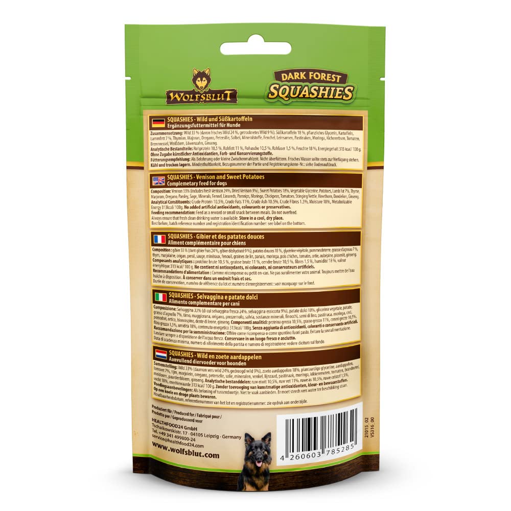 wolfsblut-dark-forest-squashies-adult-8-x-100-g-beutel image 2