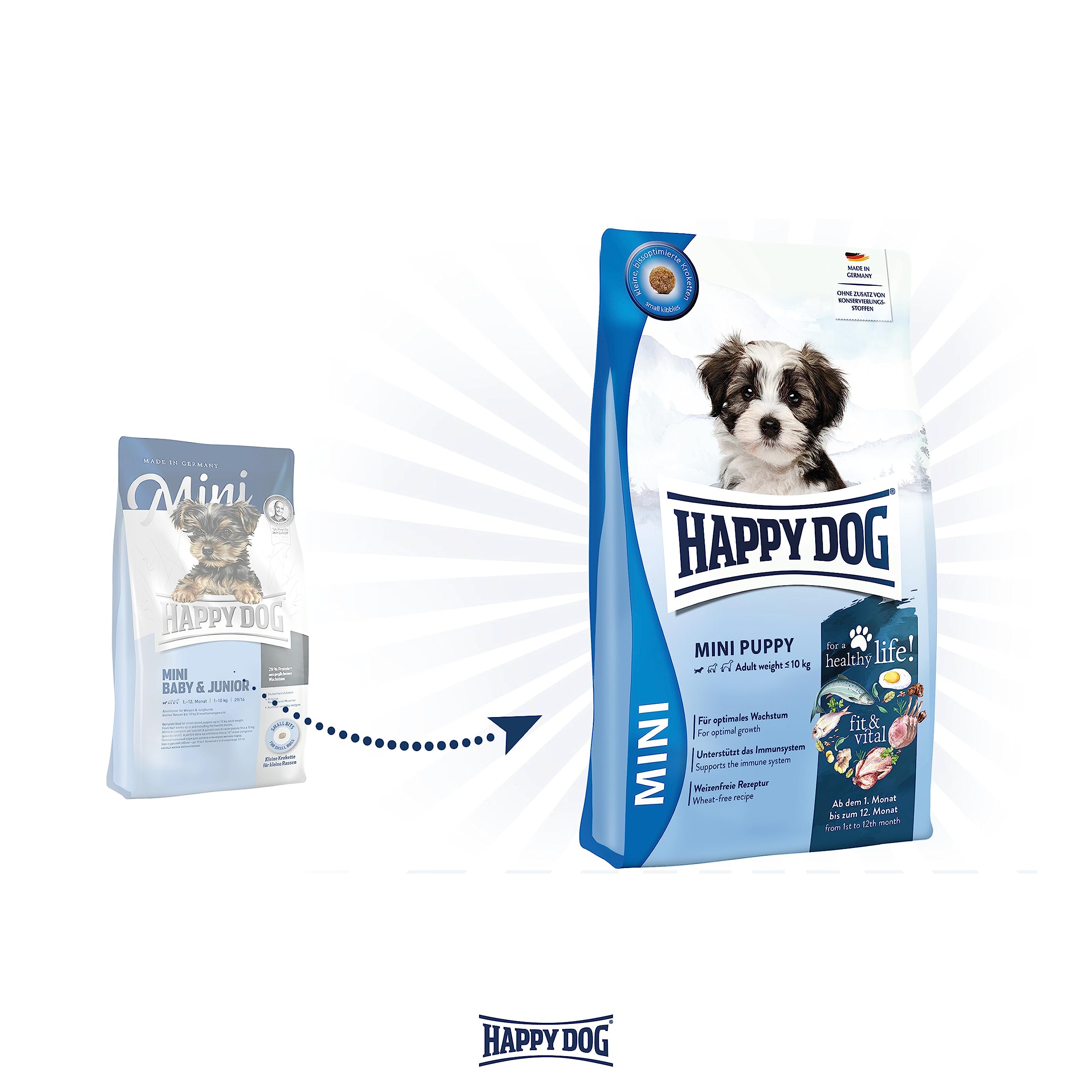happy-dog-fit-vital-mini-puppy-trockenfutter-300g image 2