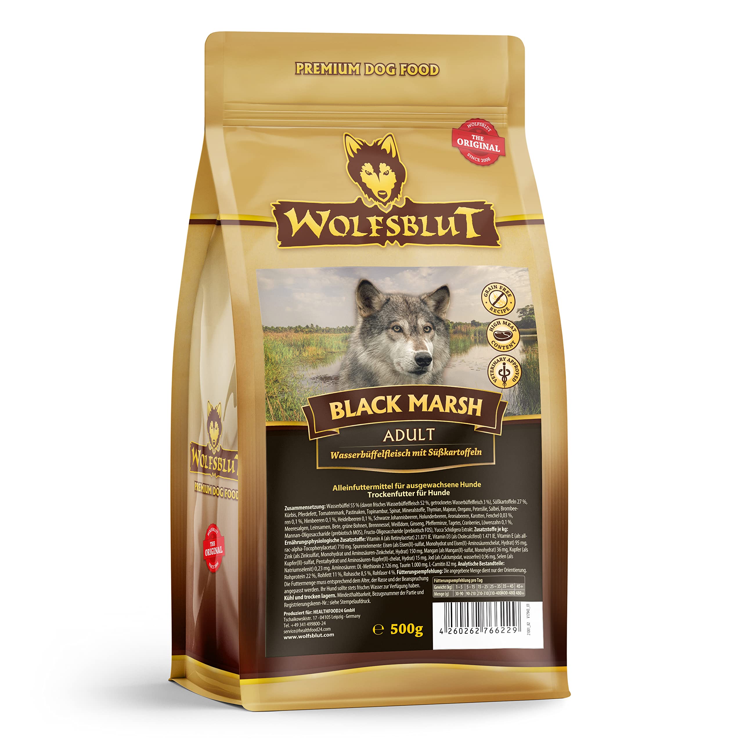 wolfsblut-black-marsh-adult-trockenfutter-mit-wasserb-ffel-getreidefrei-12-5-kg image 5