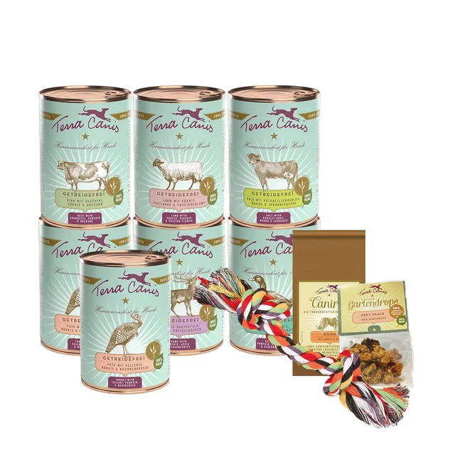 terra-canis-kennenlernpaket-getreidefrei-7x400g-nassfutter-f-r-hunde image 1