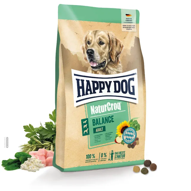 happy-dog-naturcroq-balance-h-ttenk-se-spinat-trockenfutter-15-kg-f-r-sensible-h image 1