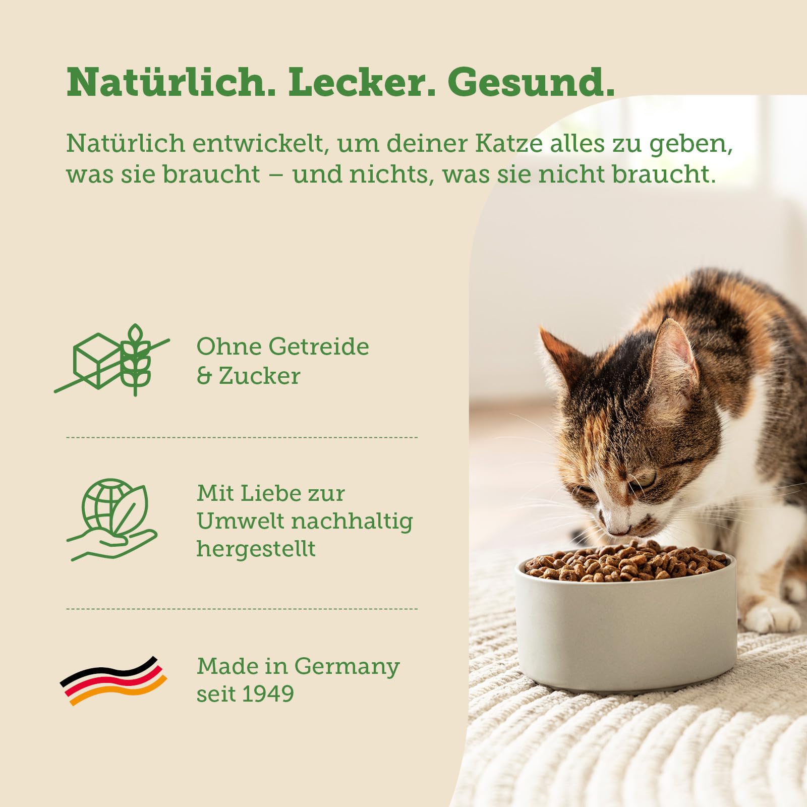mera-cats-nature-sensitive-huhn-trockenfutter-katze-getreidefrei-10kg image 2