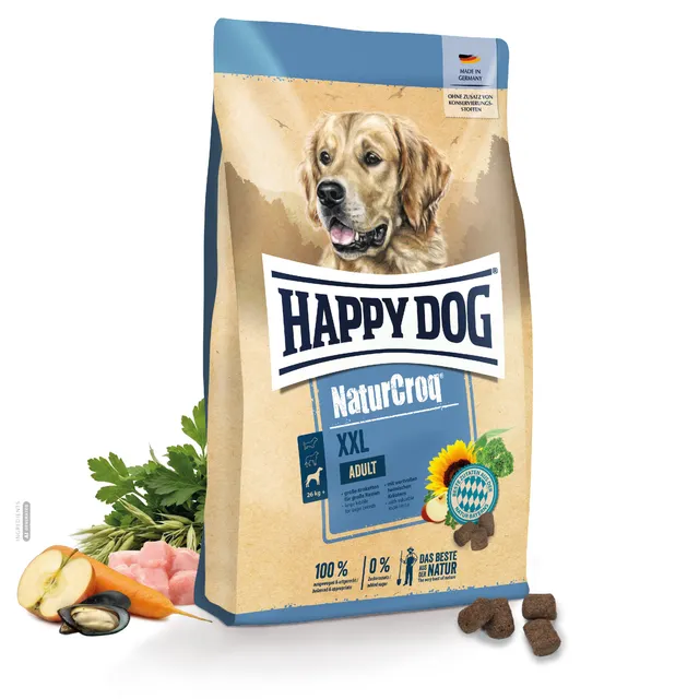 happy-dog-naturcroq-xxl-gefl-gel-trockenfutter-15-kg-f-r-gro-e-rassen image 1
