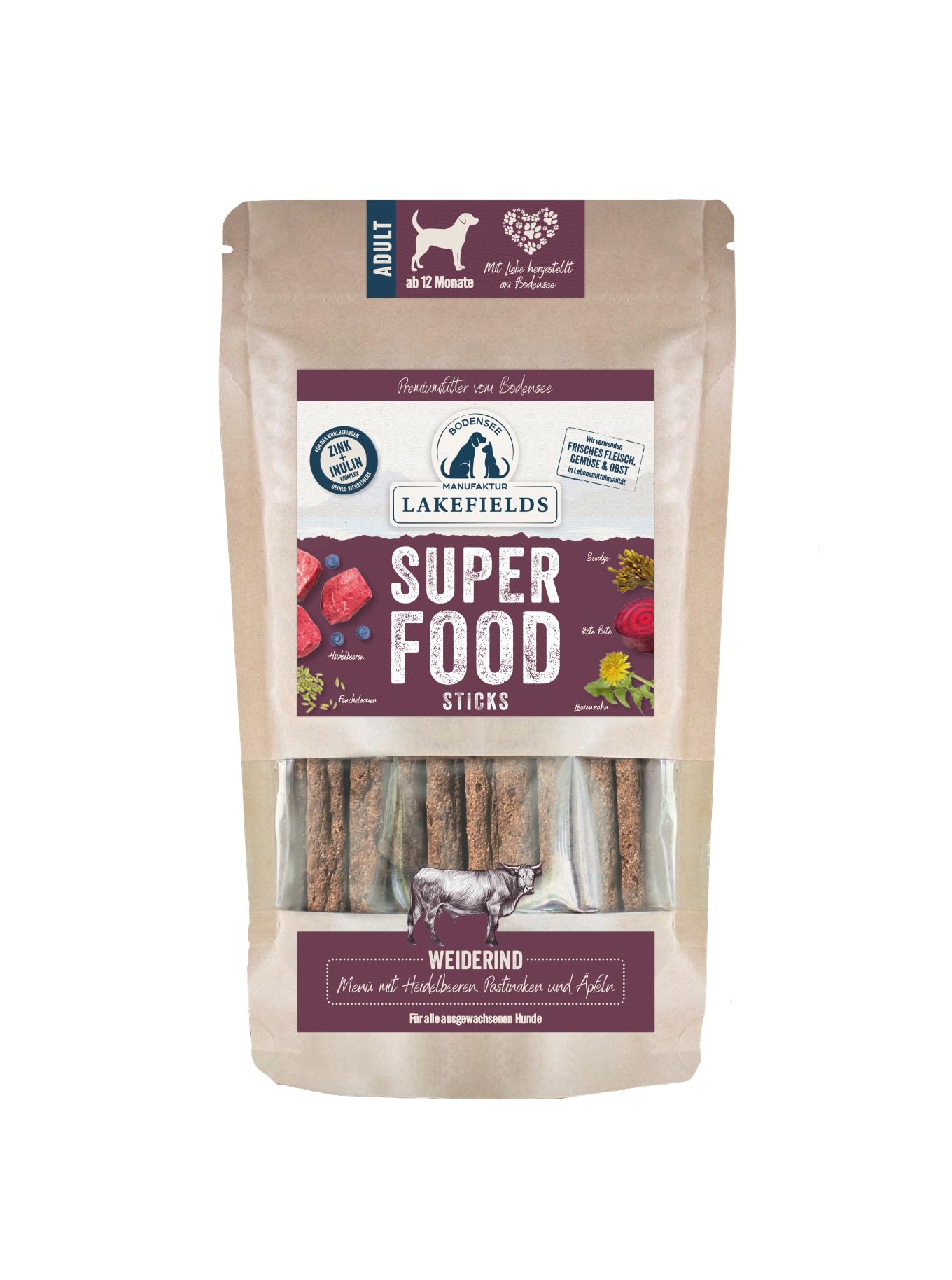 lakefields-superfood-sticks-vom-landhuhn-130g-getreidefrei-mit-superfoods image 6