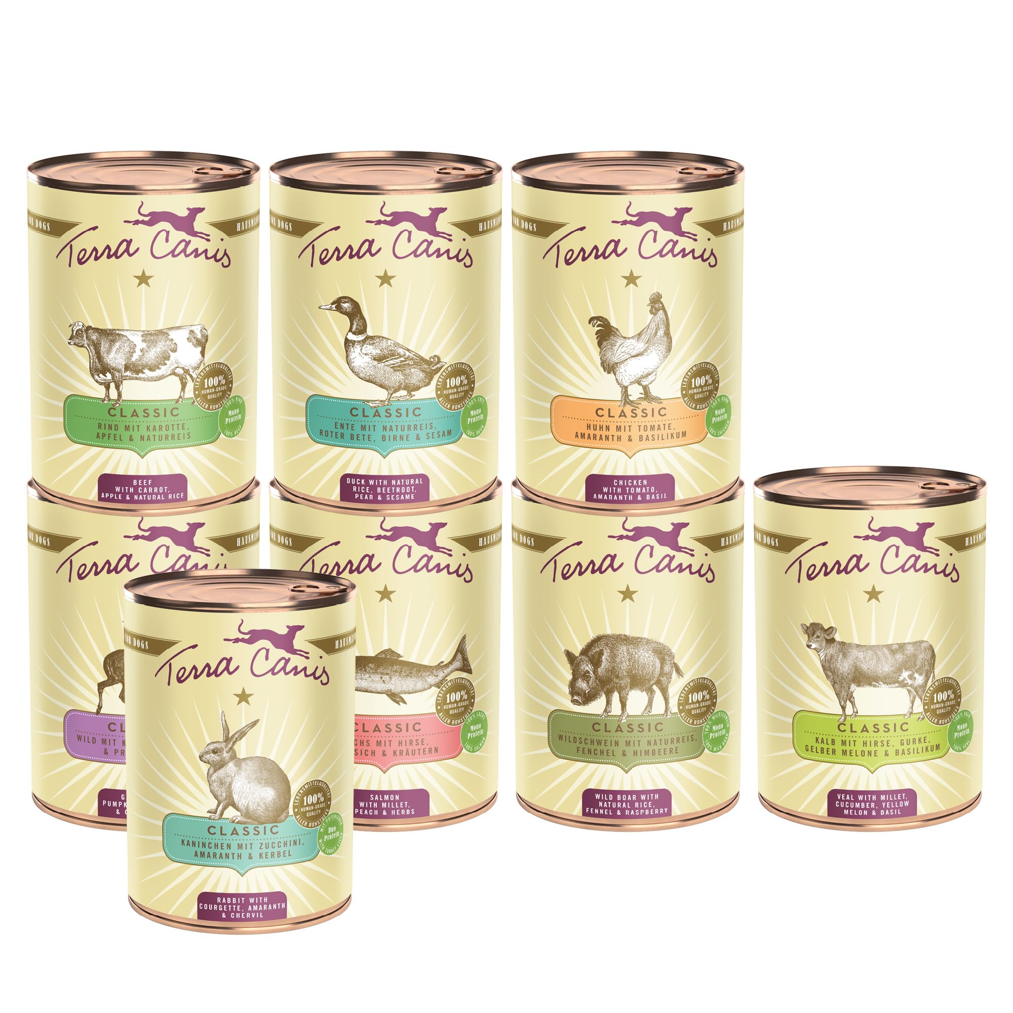 terra-canis-classic-nassfutter-f-r-hunde-kennenlernpaket-8-x-400-g image 1