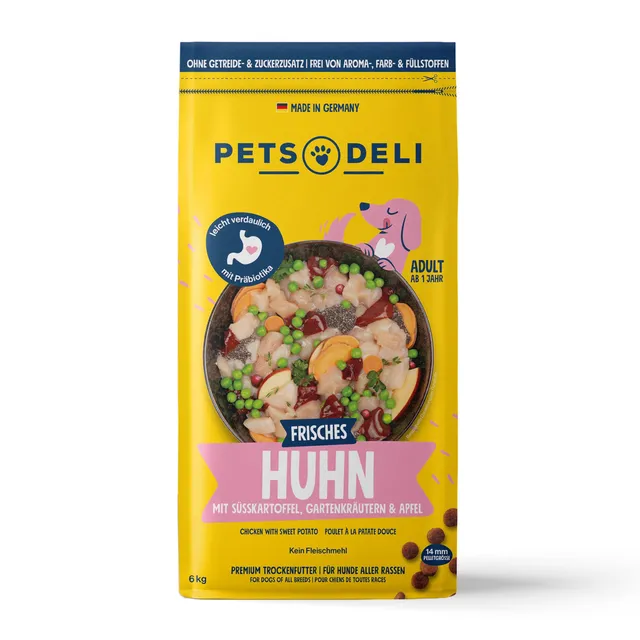 pets-deli-classic-trockenfutter-f-r-hunde-mit-huhn-s-kartoffel-6kg image 1