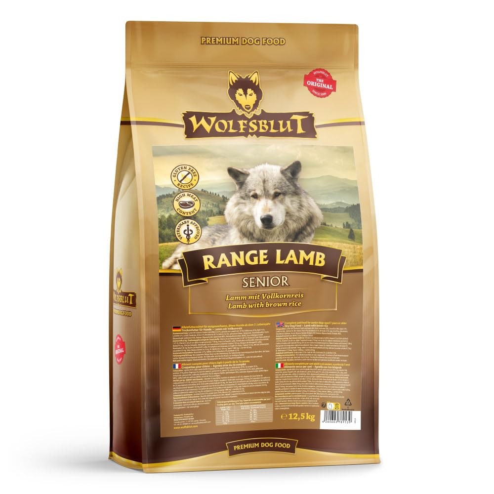 wolfsblut-range-lamb-senior-lamm-brauner-reis-trockenfutter-12-5-kg image 1