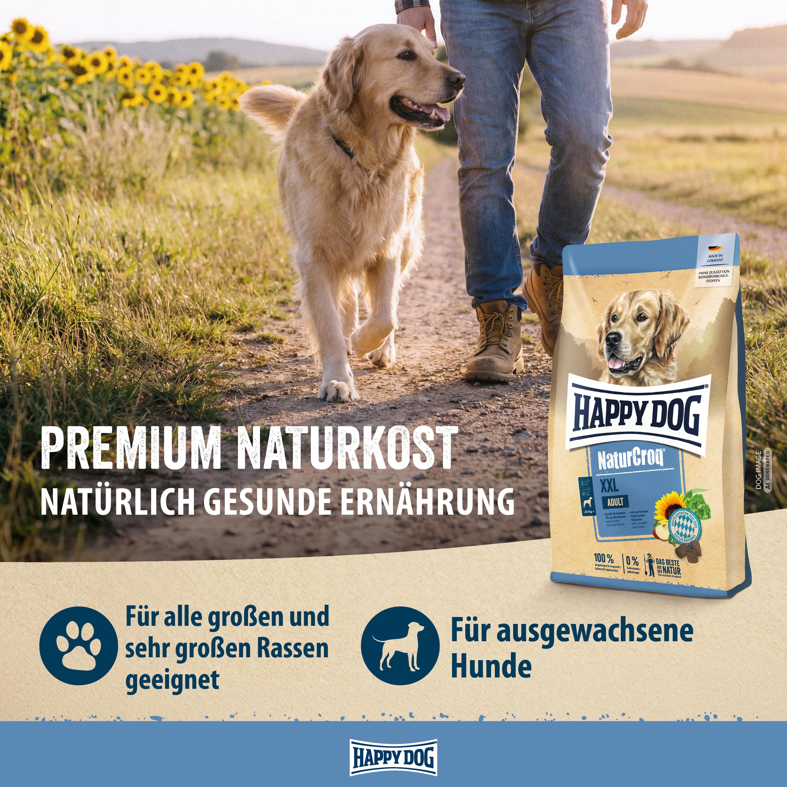 happy-dog-naturcroq-xxl-gefl-gel-trockenfutter-15-kg-f-r-gro-e-rassen image 2