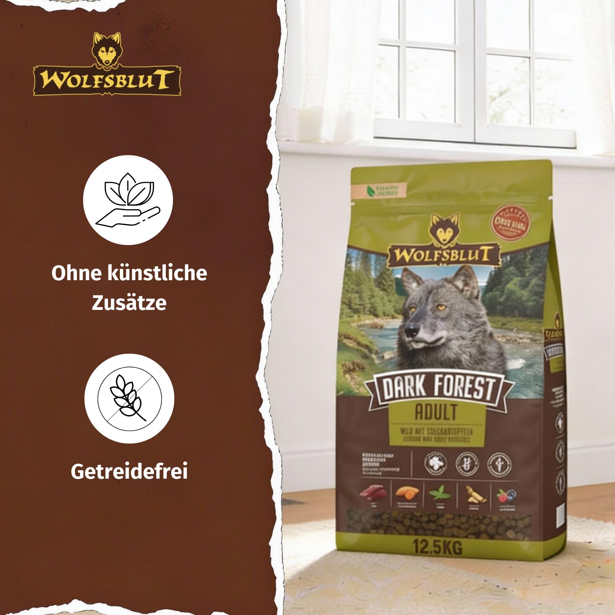 wolfsblut-dark-forest-adult-trockenfutter-f-r-hunde-wild-getreidefrei-12-5-kg image 2