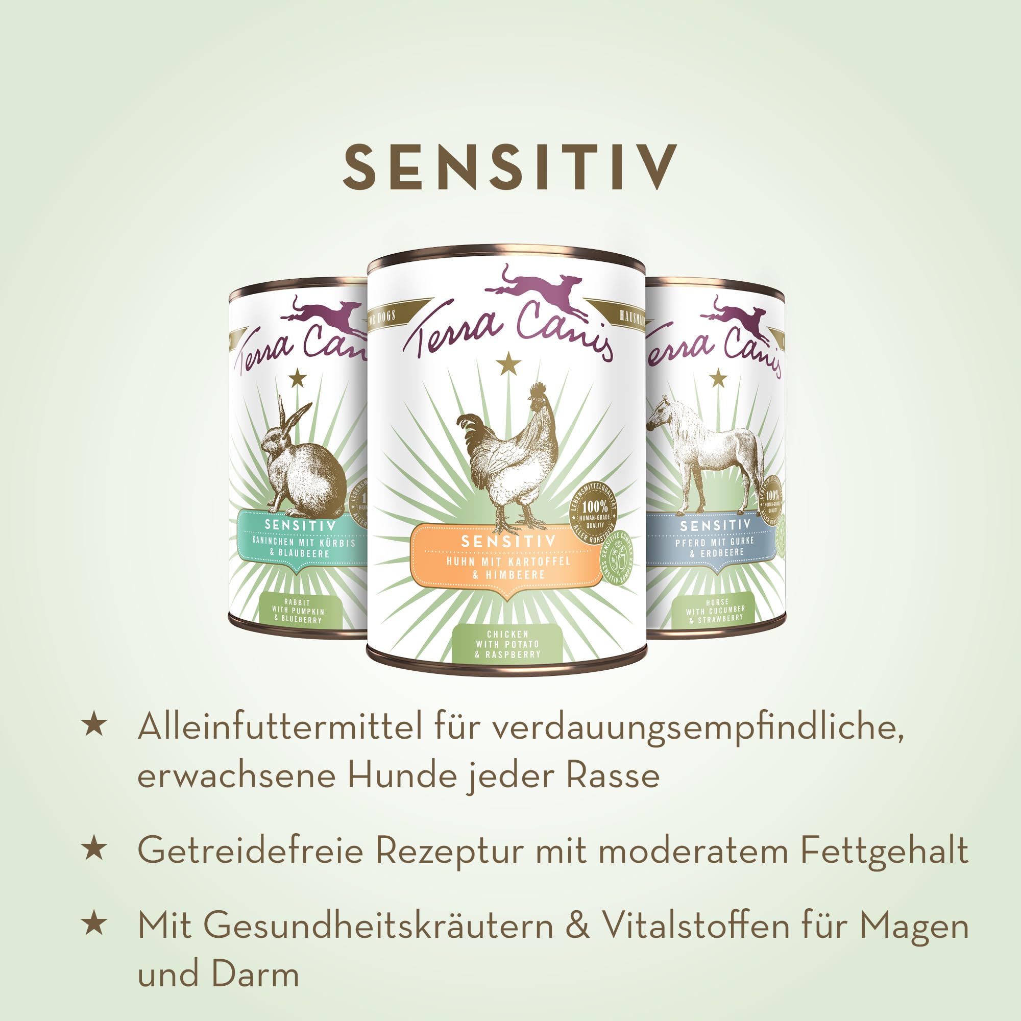 terra-canis-sensitiv-pferd-mit-gurke-erdbeere-nassfutter-400-g image 2