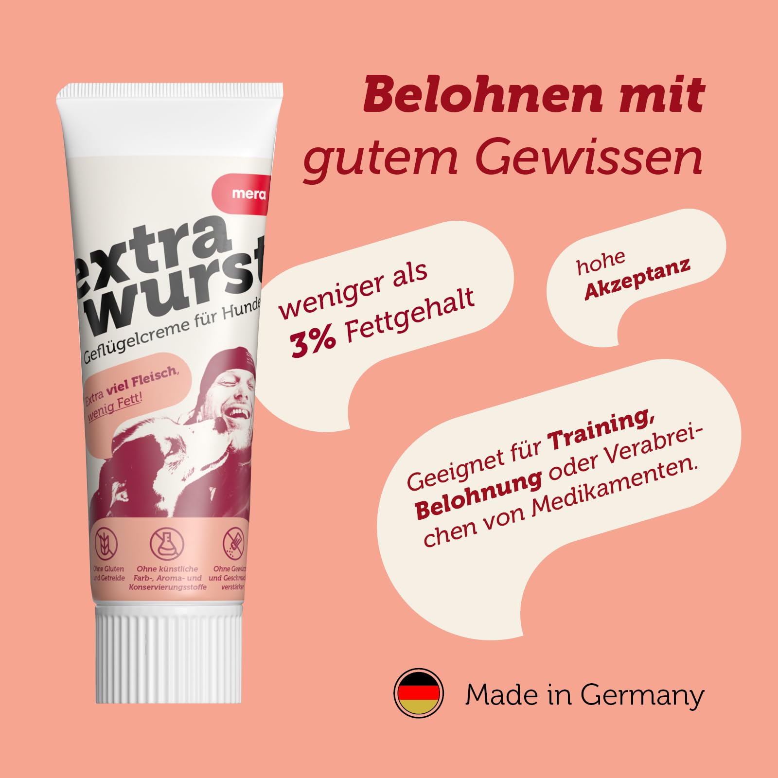 mera-extrawurst-light-hundeleberwurst-getreidefrei-75g-tube-gefl-gel image 2