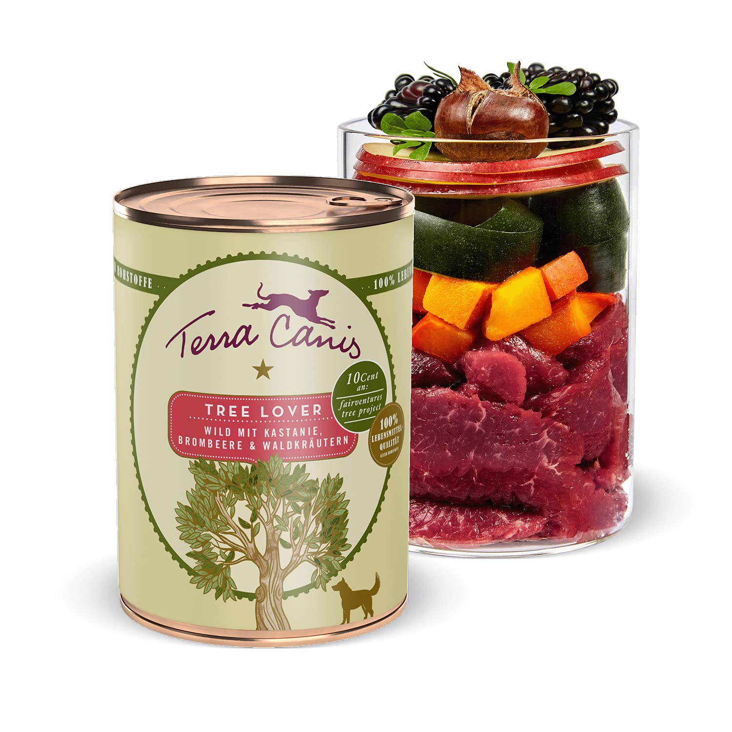 terra-canis-love-the-planet-nassfutter-f-r-hunde-mit-ente-rote-bete-400g image 3