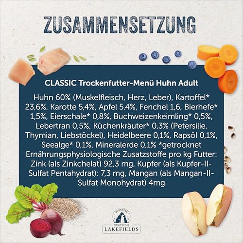 lakefields-classic-trockenfutter-huhn-60-getreidefrei-4-x-1-kg image 8
