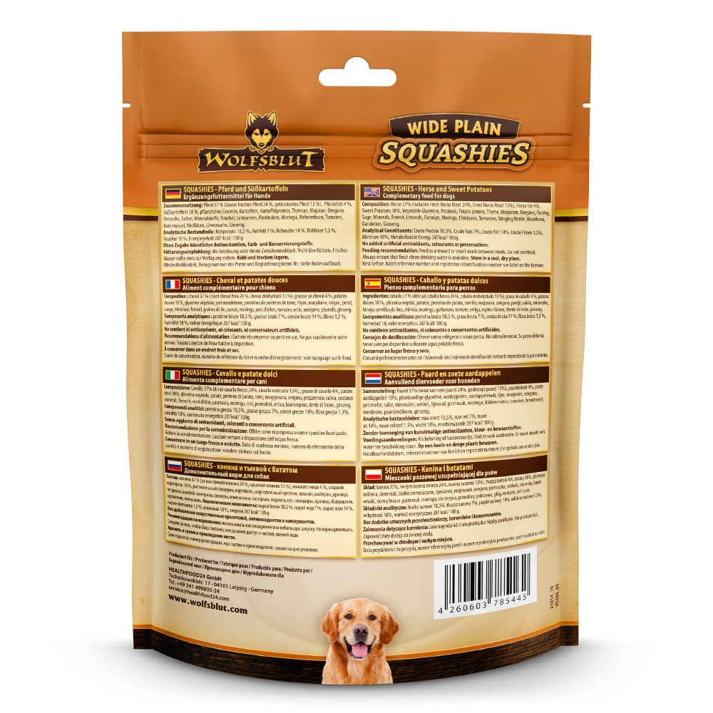 wolfsblut-wide-plain-squashies-adult-hundesnack-6x300g image 2