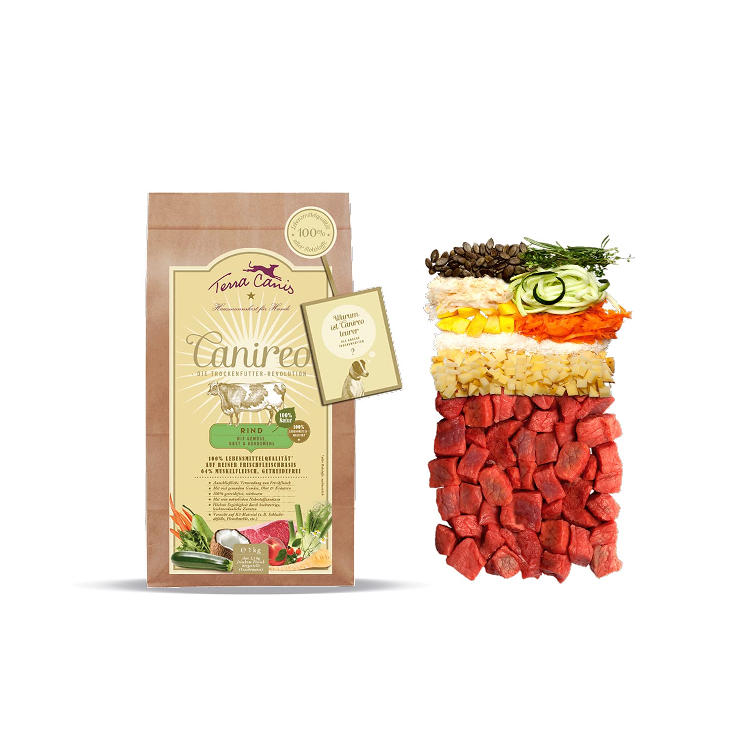 terra-canis-canireo-trockenfutter-f-r-hunde-wild-mit-gem-se-und-obst-1-kg-getrei image 5