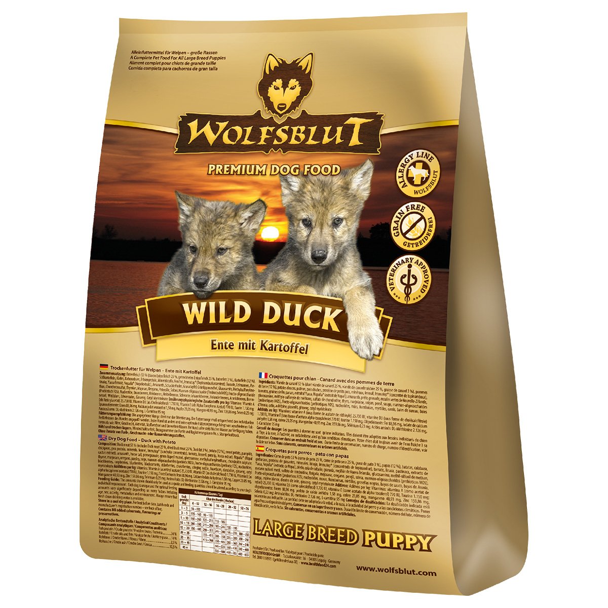 wolfsblut-wild-duck-large-breed-puppy-trockenfutter-getreidefrei-12-5-kg-ente image 7