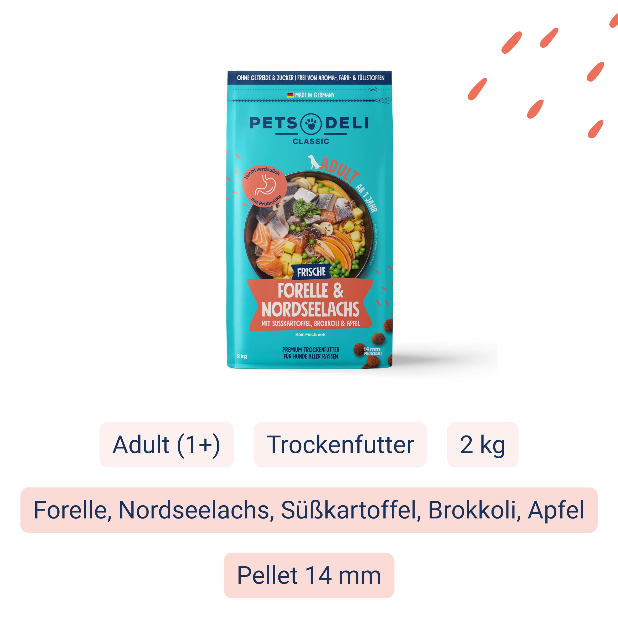 pets-deli-classic-trockenfutter-f-r-hunde-mit-forelle-2kg image 2