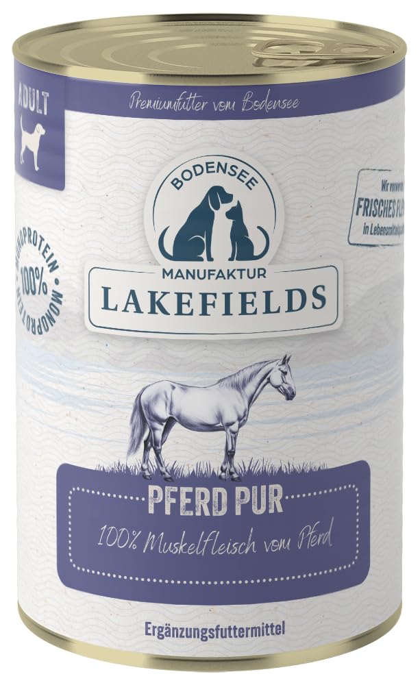 lakefields-pferd-pur-100-hypoallergenes-nassfutter-6x400g image 6