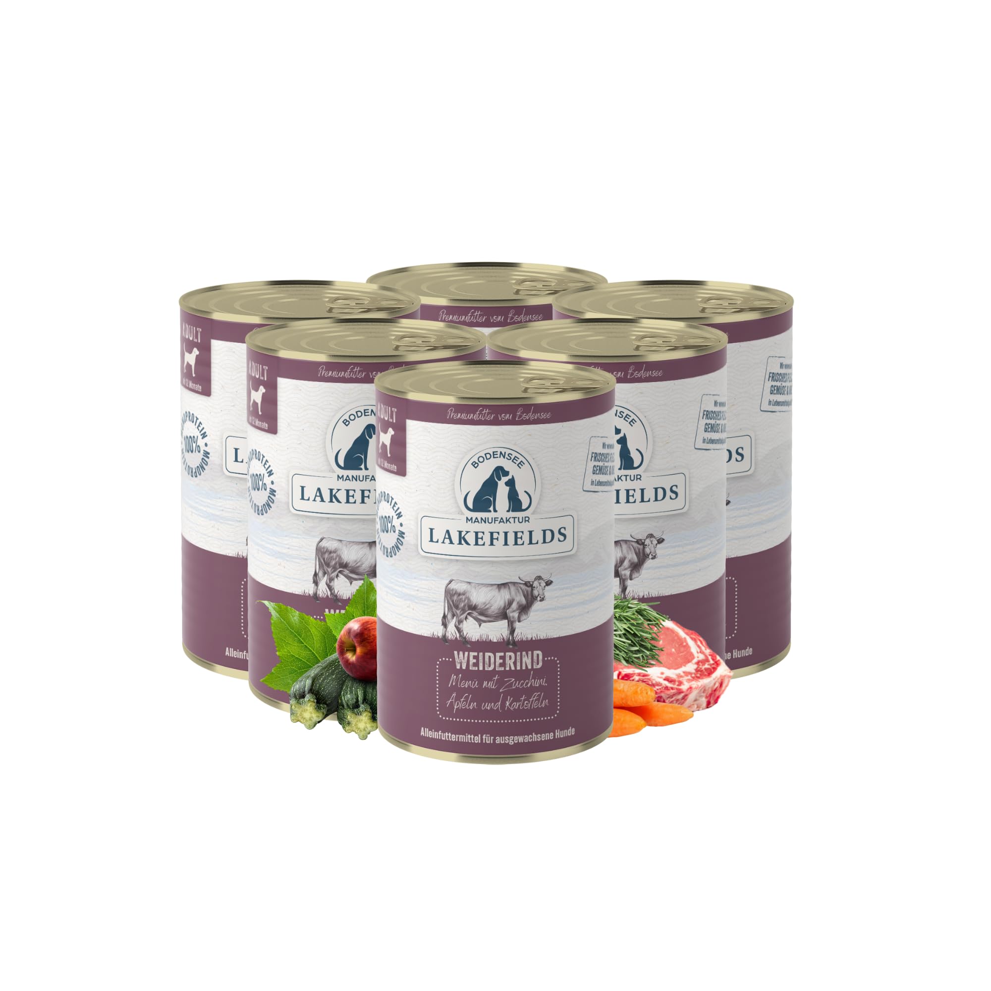 lakefields-premium-nassfutter-hund-rind-getreidefrei-6x200g image 7