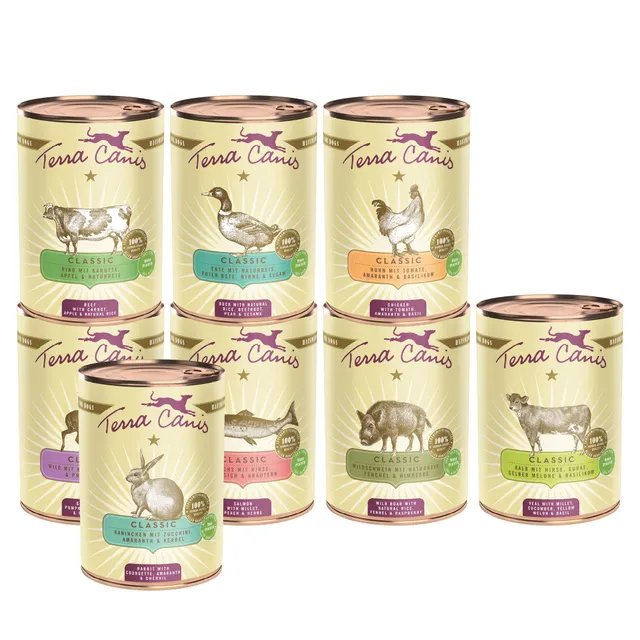terra-canis-classic-nassfutter-f-r-hunde-kennenlernpaket-8-x-400-g image 1