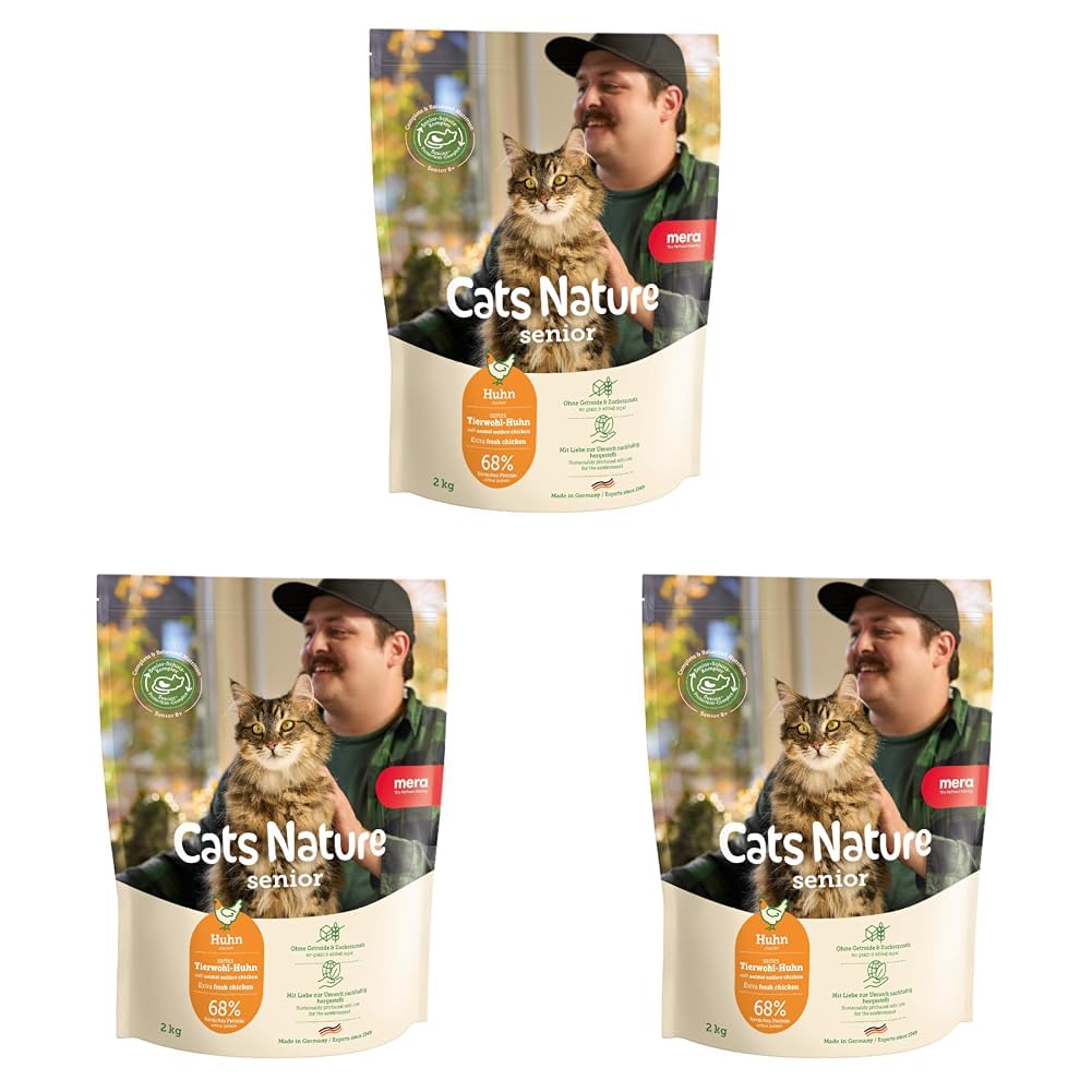 mera-cats-nature-senior-huhn-nassfutter-getreidefrei-12x85g image 6