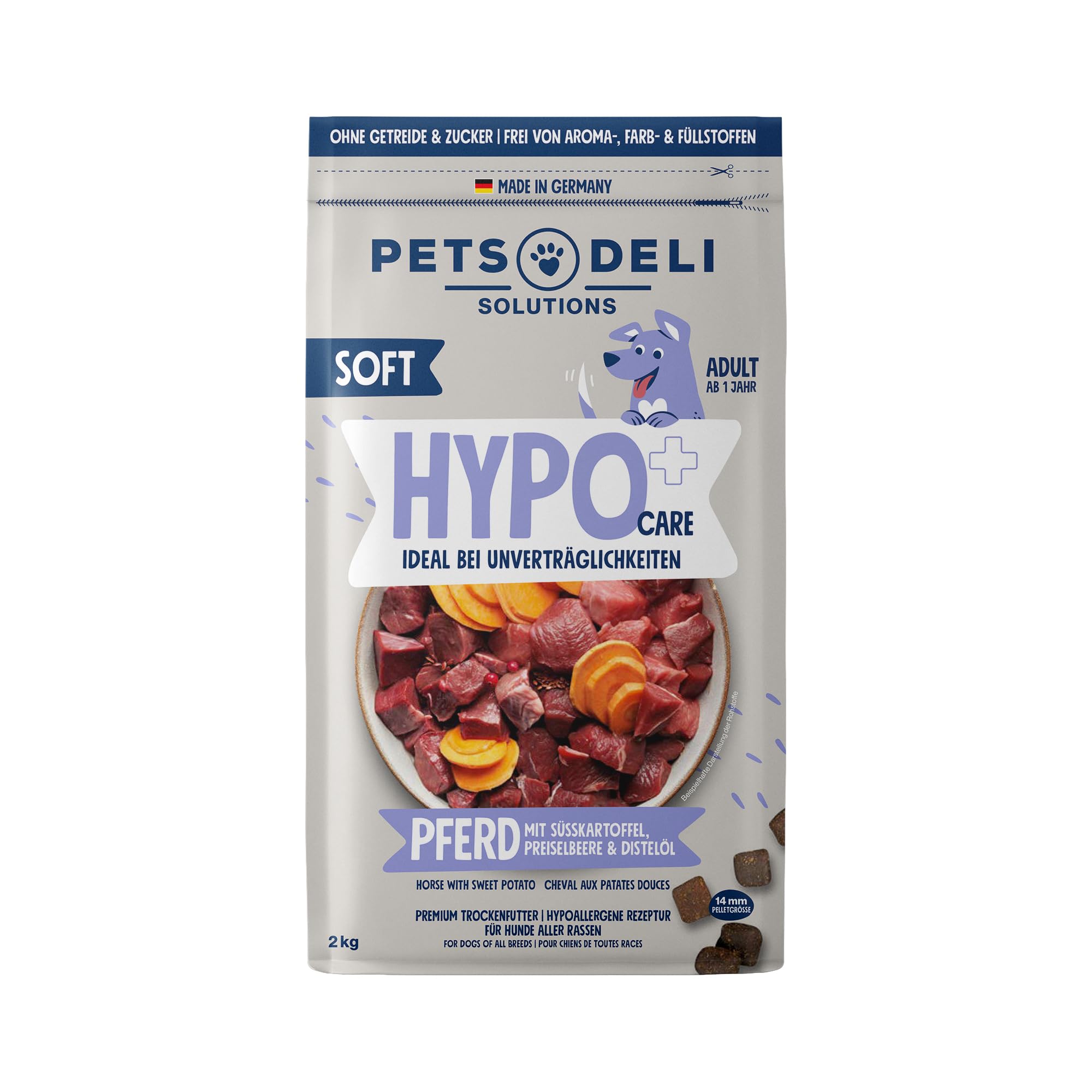 pets-deli-sensitiv-hypocare-soft-trockenfutter-pferd-s-kartoffel-6kg image 5