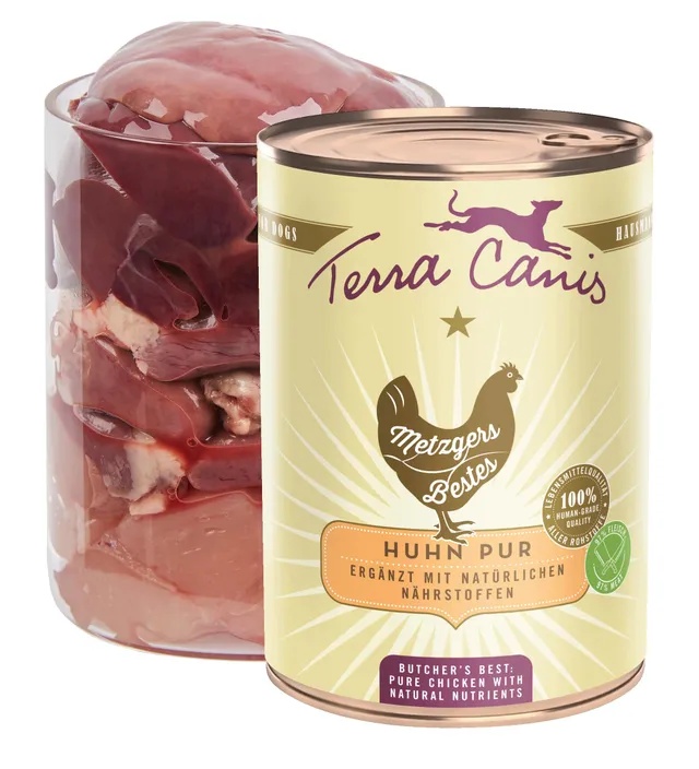terra-canis-metzgers-bestes-huhn-pur-nassfutter-400-g image 1