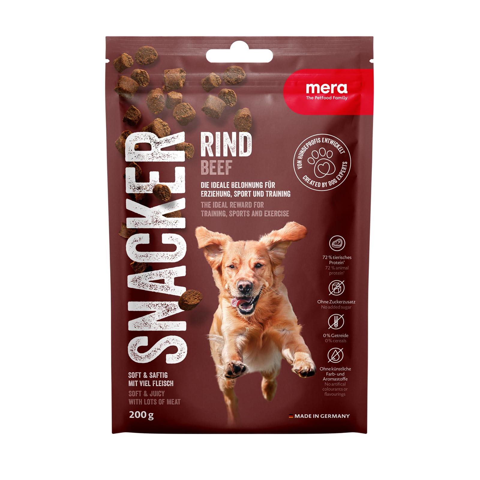 mera-snacker-rind-hundeleckerli-getreidefrei-200-g image 1