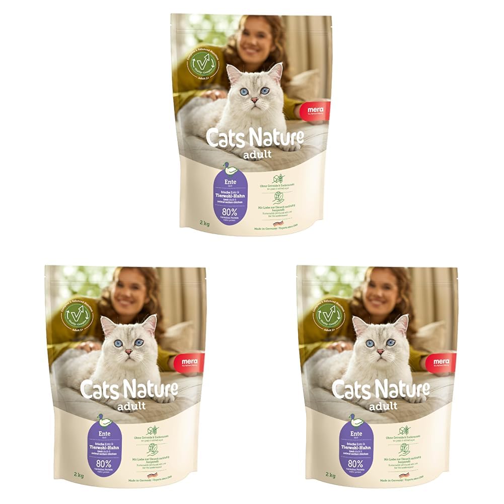 mera-cats-nature-ente-katzen-trockenfutter-getreidefrei-2kg image 8